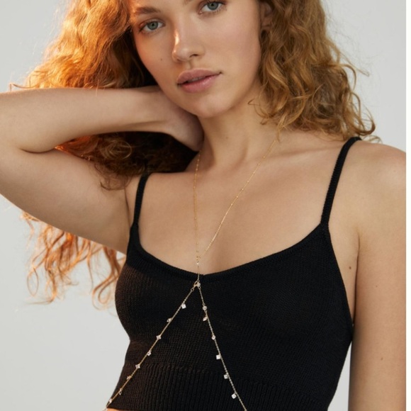 Anthropologie Jewelry - Anthropologie delicate body chain size M/L new with tags